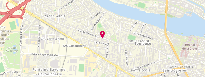 Plan de Roubin, 129 Rue des Fontaines, 31300 Toulouse