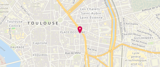 Plan de Le Carnot, 47 Boulevard Lazare Carnot 47, 31000 Toulouse