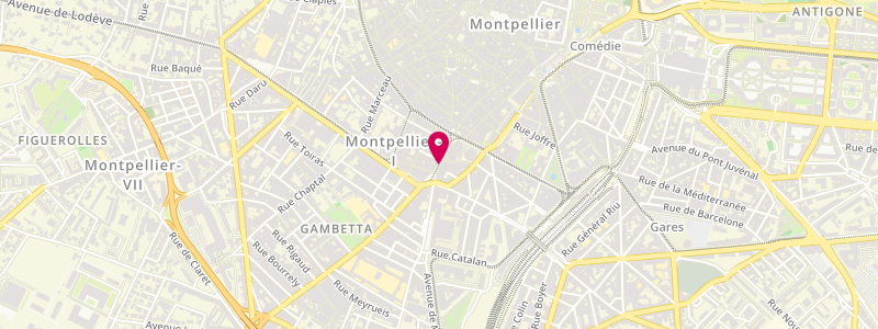 Plan de Le Marigny, 17 Rue du Faubourg de la Saunerie, 34000 Montpellier