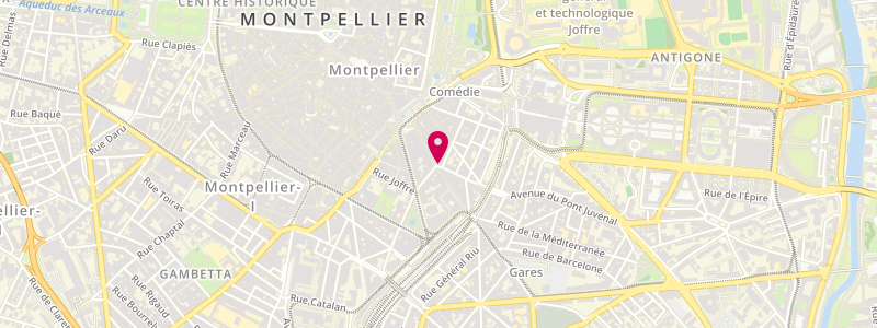 Plan de Le Virginie, 1 Rue Aristide Ollivier, 34070 Montpellier