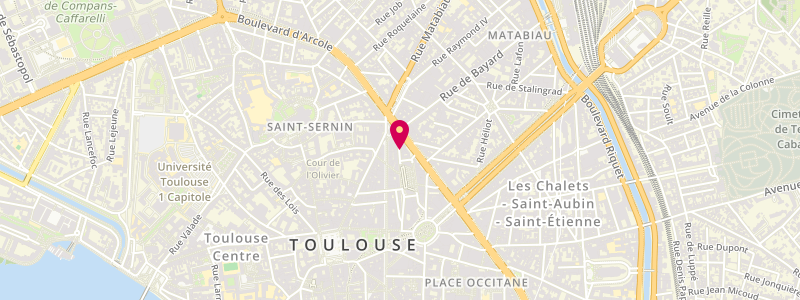 Plan de BON Christiane, Hall Depart-Gare Matabiau
Boulevard Pierre Semard, 31500 Toulouse