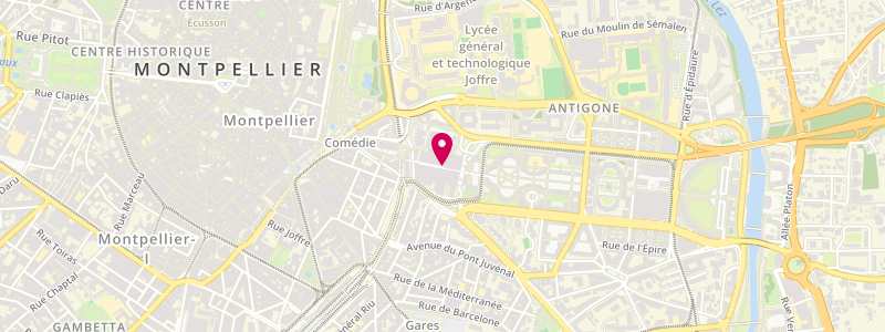 Plan de Le Deu, Centre Commercial Polygone
1 Rue des Pertuisanes, 34000 Montpellier