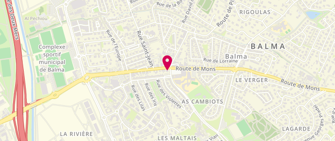 Plan de Le Central, 40 avenue de Toulouse, 31130 Balma