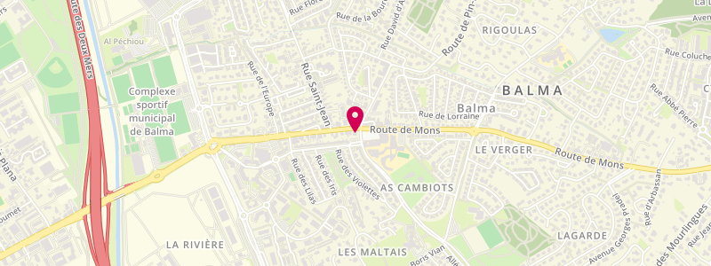 Plan de Le Central, 40 avenue de Toulouse, 31130 Balma