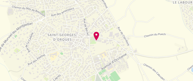 Plan de Le Saint Georges, 8 avenue de Montpellier, 34680 Saint-Georges-d'Orques