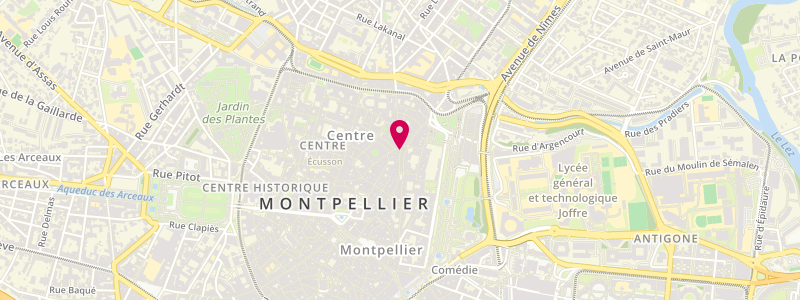 Plan de GOICURIA Cyril, 70 Rue Aiguillerie, 34000 Montpellier