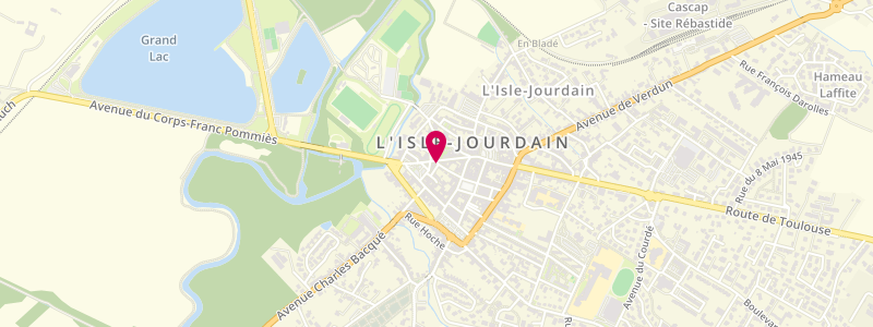 Plan de L'Azam, 1 Rue de la Gaieté, 32600 L'Isle-Jourdain