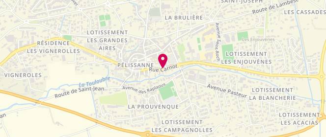 Plan de Le Pélissannais, 27 Rue Carnot, 13330 Pélissanne