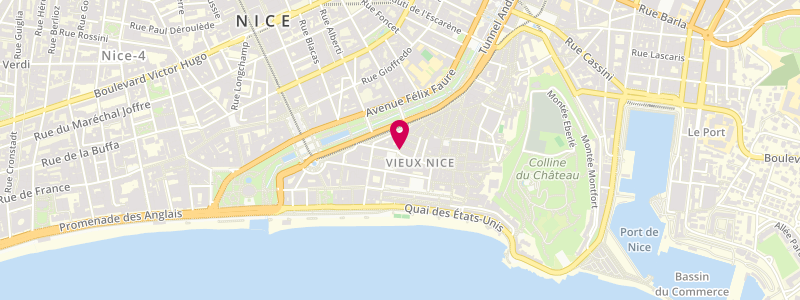 Plan de Lou Pastrouil, 12 Rue du Marché, 06300 Nice