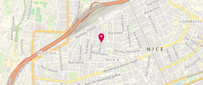 Plan de Le Gounod, 39 avenue Georges Clemenceau, 06000 Nice