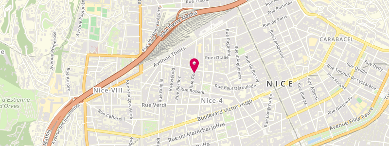 Plan de Le Gounod, 39 avenue Georges Clemenceau, 06000 Nice