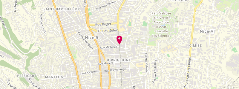 Plan de Le Diplomate, 44 avenue Alfred Borriglione, 06000 Nice