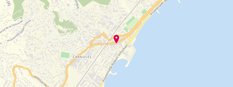 Plan de Le Carnoles, 242 avenue Aristide Briand, 06190 Roquebrune-Cap-Martin