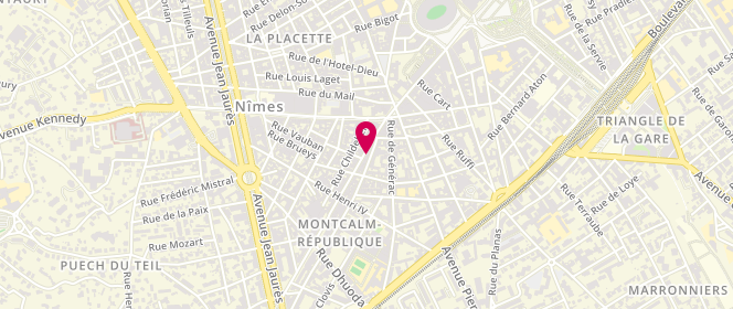 Plan de La Pipe, 37 Rue de la République, 30900 Nîmes