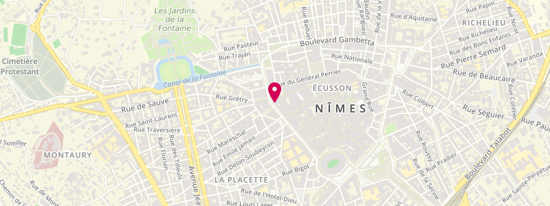 Plan de Le Cygne, 46 Boulevard Victor Hugo, 30000 Nîmes
