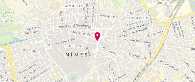 Plan de Tardieu Pere & Fils, 23 Boulevard Amiral Courbet, 30000 Nîmes