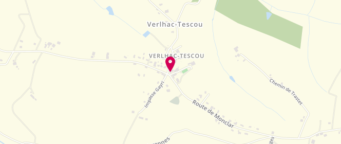 Plan de La Verlhacoise, 11 Place l'Abbé Cruzel, 82230 Verlhac-Tescou