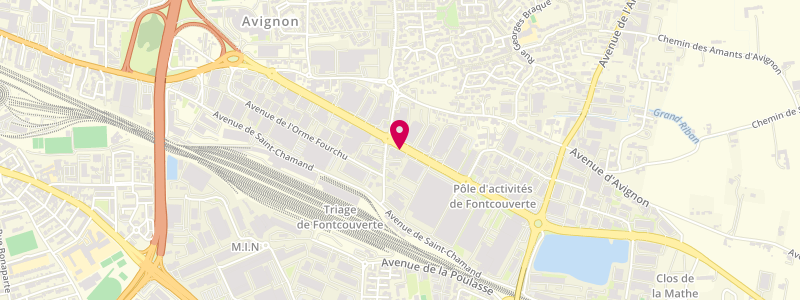 Plan de La Maison du Fumeur, Zone Industrielle Fontcouverte
1591 Avenue de l'Amandier, 84000 Avignon
