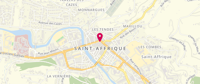 Plan de Rouge Papier, 4 Rue de la République, 12400 Saint-Affrique