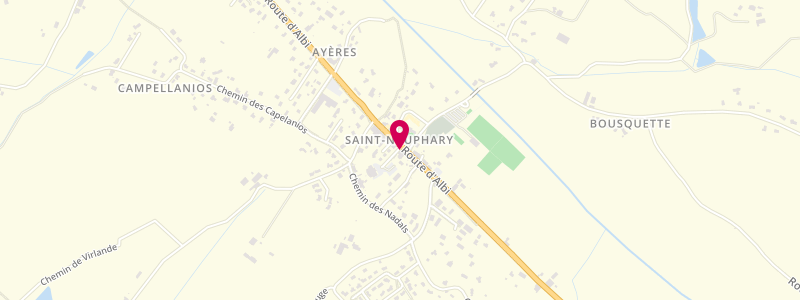 Plan de TABAC PRESSE LARTIGUE Didier, 906 Route d'Albi, 82370 Saint-Nauphary