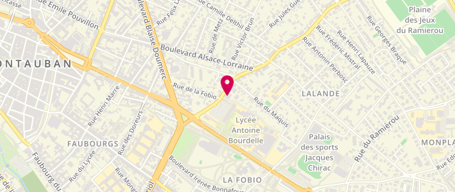 Plan de Le Lalande, 200 Boulevard Vincent Auriol, 82000 Montauban