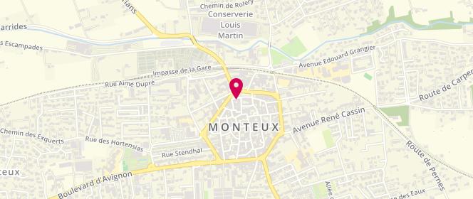 Plan de L'Espace de la Presse Guyon, Place Jean Jaurès
17 Rue Camille Mouillade, 84170 Monteux