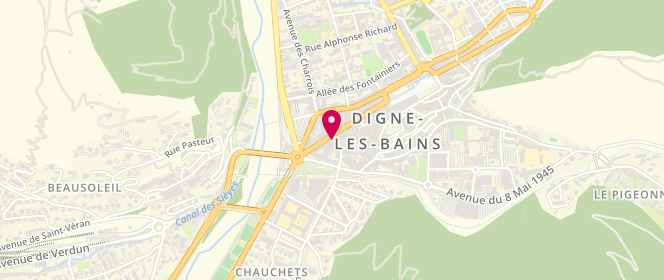 Plan de Le Longchamp, 16 Boulevard Gassendi, 04000 Digne-les-Bains