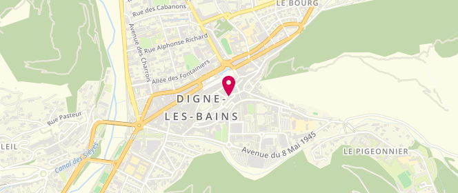 Plan de Le Totem, 2 Rue de l'Ancienne Mairie, 04000 Digne-les-Bains