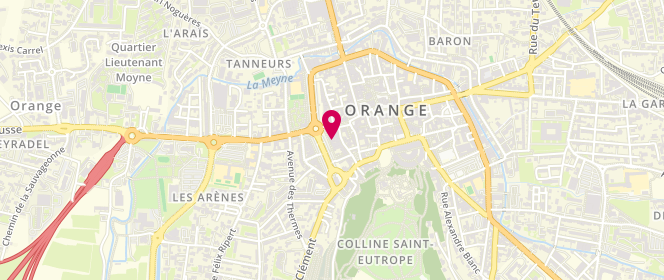 Plan de Le Sanglier, 50 Cr Aristide Briand, 84100 Orange