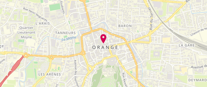 Plan de La Civette, 13 place Georges Clemenceau, 84100 Orange