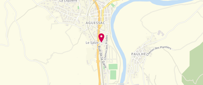 Plan de Le Panier Sympa, 4 avenue des Causses, 12520 Aguessac