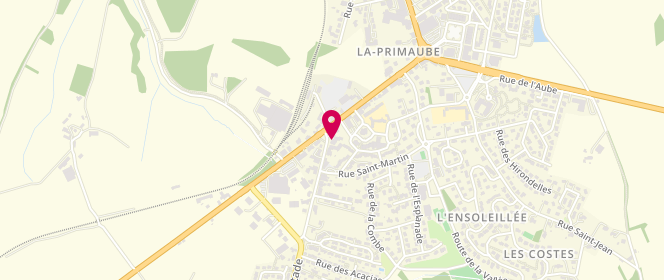 Plan de La Terrasse, 3 avenue du Stade, 12450 Luc-la-Primaube