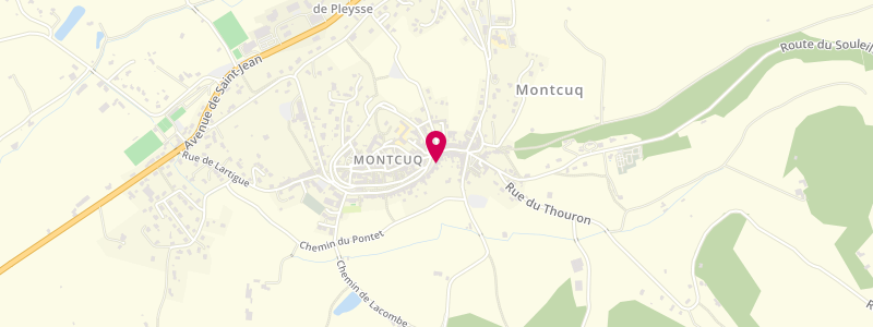 Plan de SNC Mercadier, Place de la Republique, 46800 Montcuq-en-Quercy-Blanc