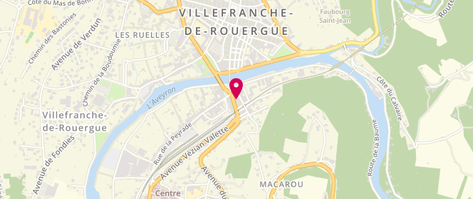 Plan de Ordimil'12, 5 avenue Raymond Saint-Gilles, 12200 Villefranche-de-Rouergue