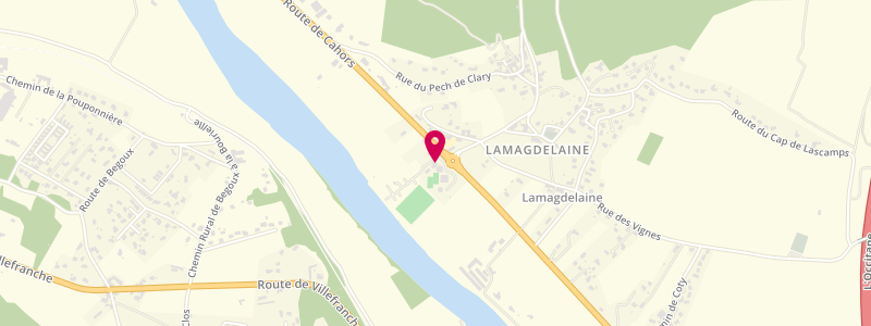 Plan de La Rotisserie du Quercy et le Rond, 1 Route de Cahors, 46090 Lamagdelaine