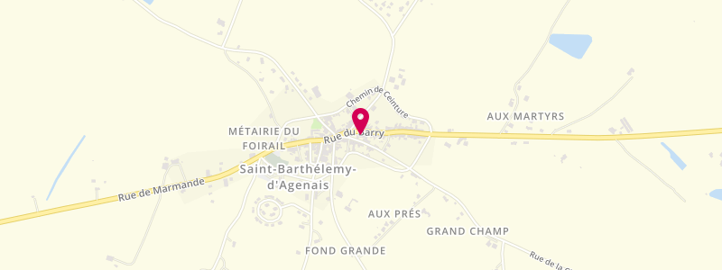 Plan de Le Montmorency, Rue du Barry, 47350 Saint-Barthélemy-d'Agenais