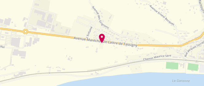 Plan de L'Anicla Grill' - le Tassigny, 9 avenue Marechal Lattre de Tassigny 9, 33190 La Réole