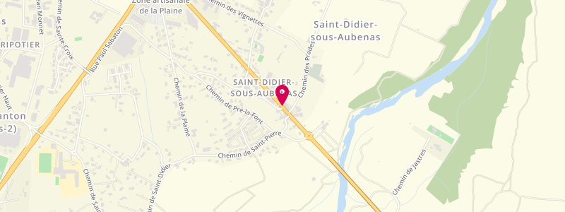 Plan de Le Saint Didier, 244 Route de Montélimar, 07200 Saint-Didier-sous-Aubenas