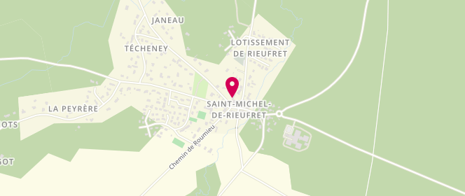 Plan de Le Petit St Michel, 2 Route de la Brède, 33720 Saint-Michel-de-Rieufret