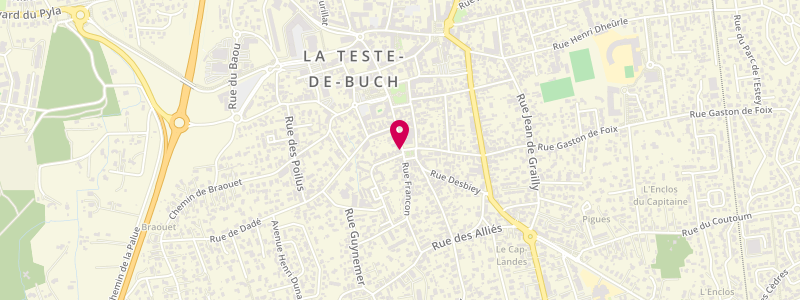Plan de Le Tabac Thiers, 2 Place Thiers, 33260 La Teste-de-Buch