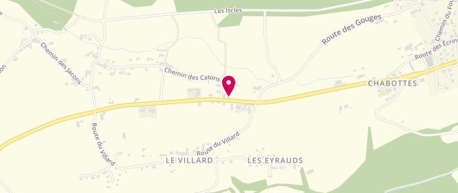 Plan de Les Esteves, Route d'Orcières, 05260 Chabottes