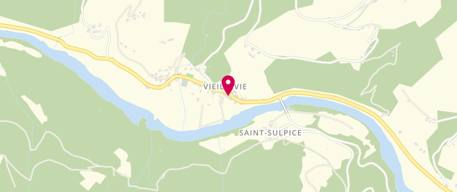 Plan de Logis Hotels, Le Bourg N, 15120 Vieillevie