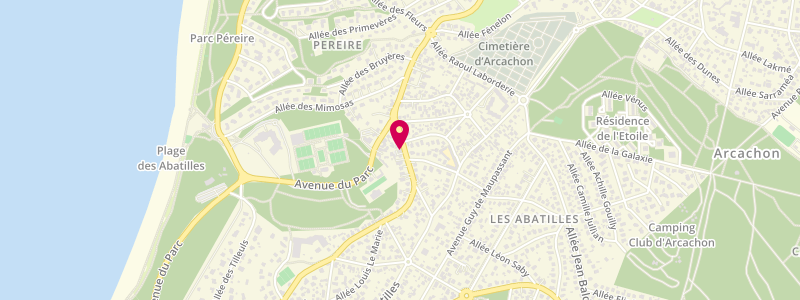 Plan de Le Barathym, 105 Boulevard de la Côte d'Argent, 33120 Arcachon