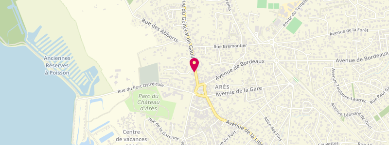 Plan de L'Ancre, 11 Rue du Général de Gaulle, 33740 Arès