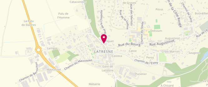 Plan de Le Castera, 56 avenue de la Libération, 33360 Latresne