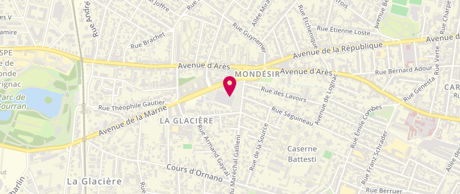 Plan de Maison de la Presse, 19 avenue du Maréchal Gallieni, 33700 Mérignac