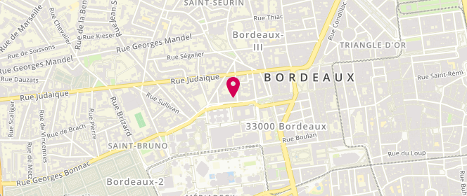 Plan de GREEN HEAVEN CBD Bordeaux, 69 Rue Georges Bonnac, 33000 Bordeaux