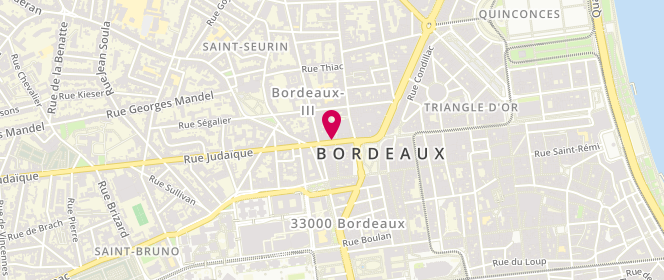Plan de La Perdrix, 19 Rue Judaïque, 33000 Bordeaux
