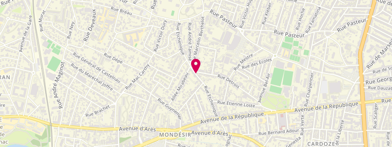 Plan de Le Marigny, 82 Rue Etchenique, 33200 Bordeaux