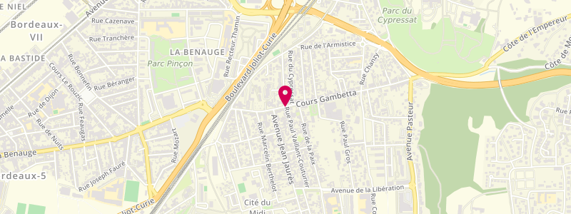Plan de Le Chiquito, 55 Cours Gambetta, 33270 Floirac